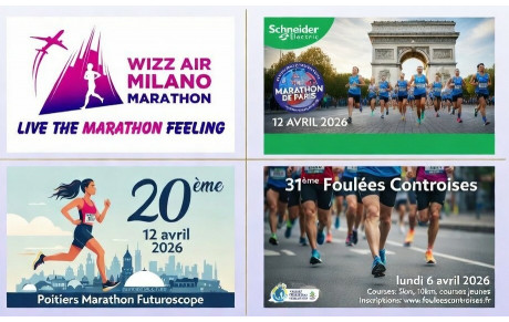 Résultats Running de la semaine du 06 au 12 avril 2026